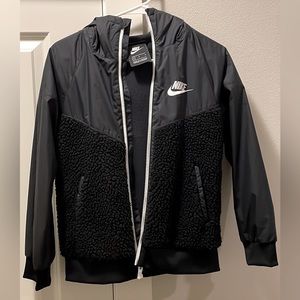 Nike Sportswear Boy’s Sherpa Windrunner Full-Zip Jacket